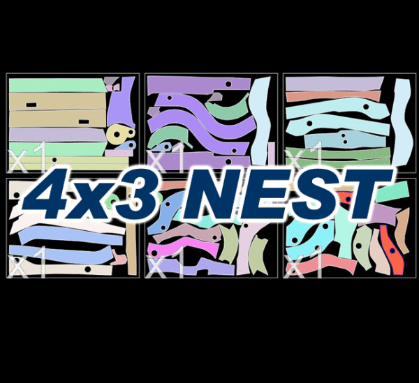 78-96 B-Body D-Body Complete FULL Frame Wrap - DXF Files - Image 2