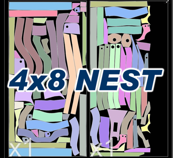 59-64 Chevy Impala X Frame Complete FULL Frame Wrap (Canadian or US Frame) - DXF Files - Image 4
